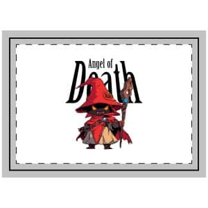 Angel Death Typography Design Print Tshirt Throw Pillow