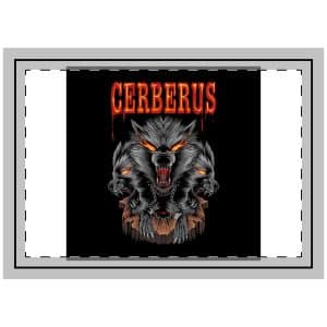 Cerberus Throw Pillow