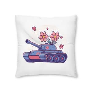 Love Tank Tufted Floor Pillow Square