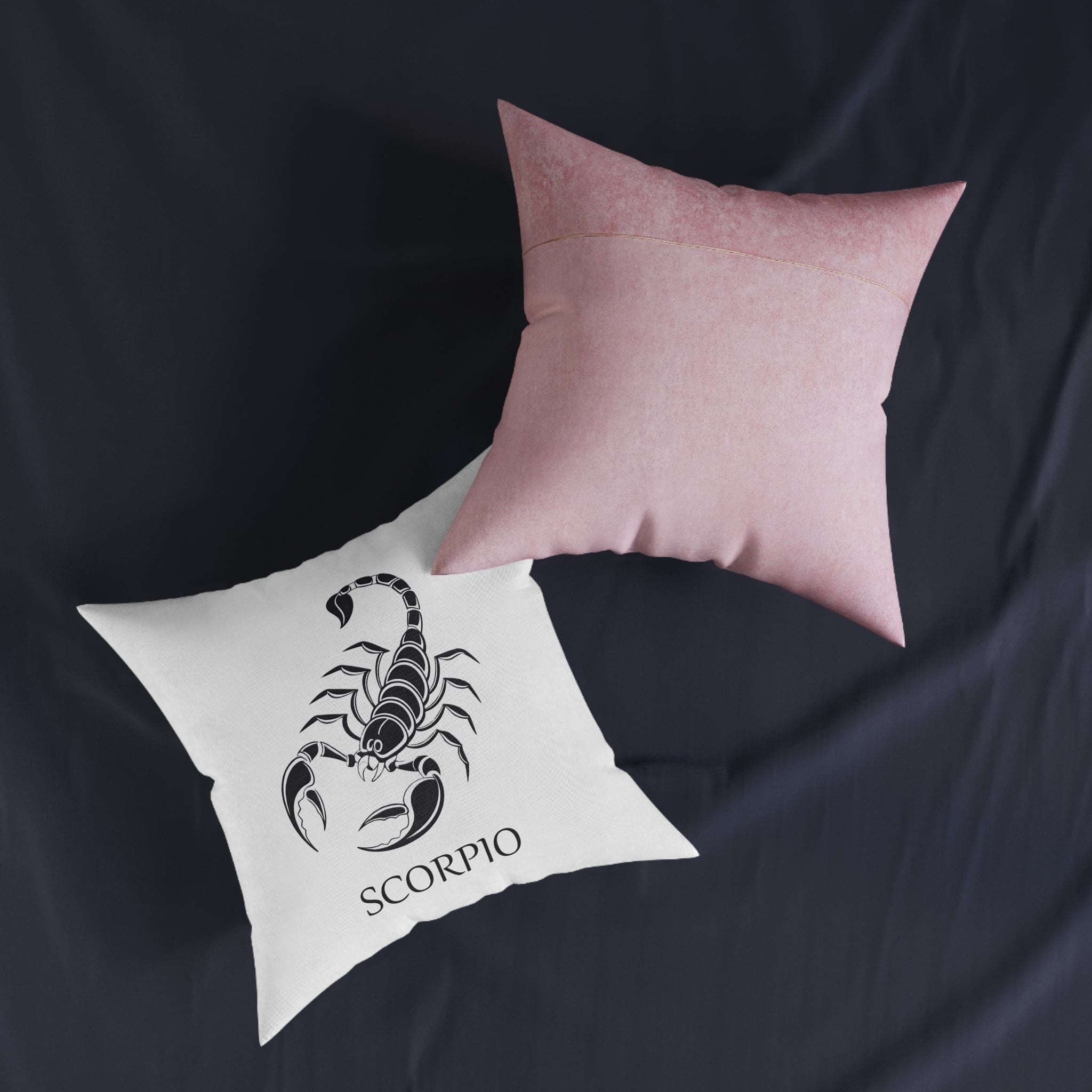 Scorpio Copia 2 Square Pillow Pink Back - Image 11