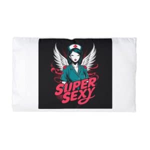 Supersexy Nurse Microfiber Pillowcase