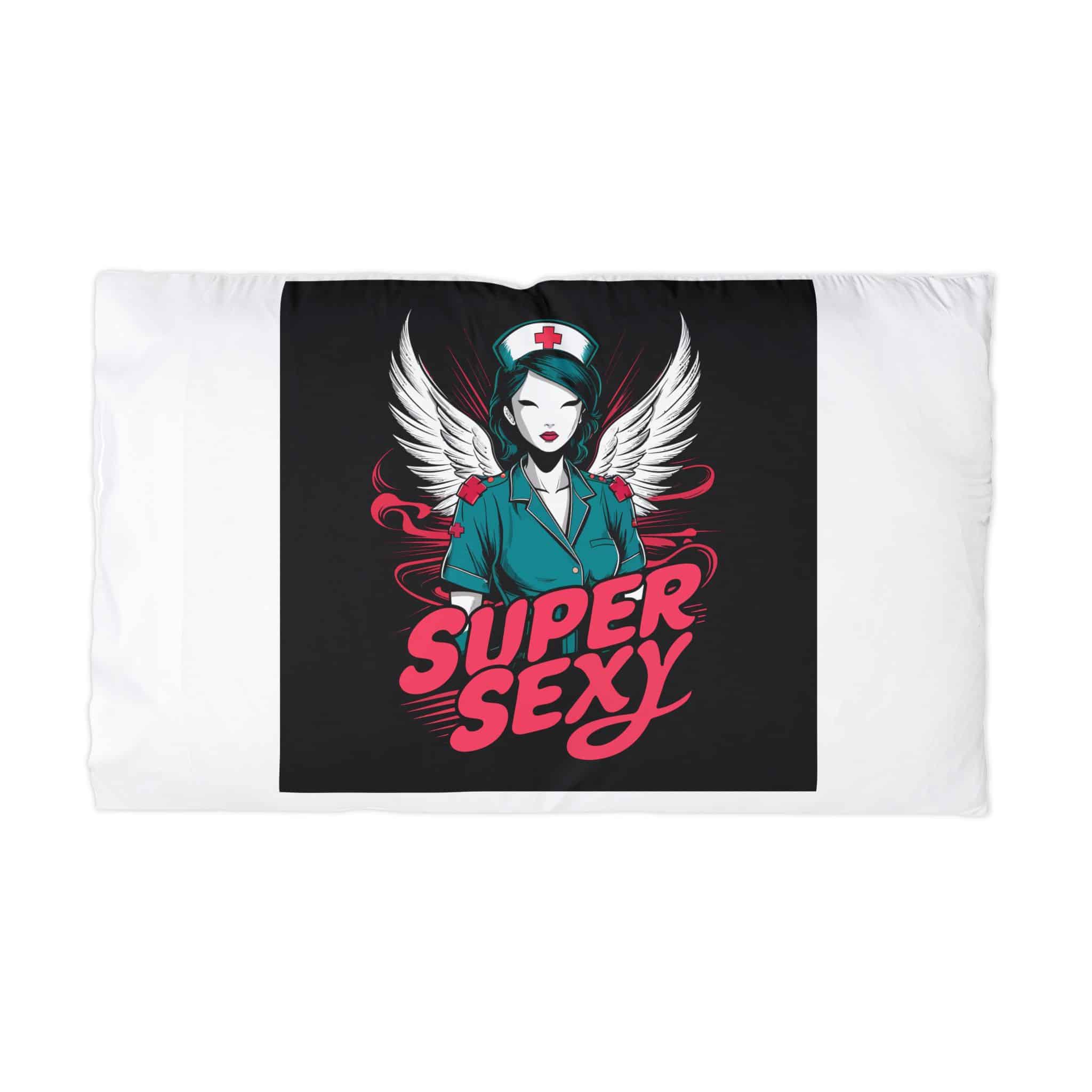 Supersexy Nurse Microfiber Pillowcase