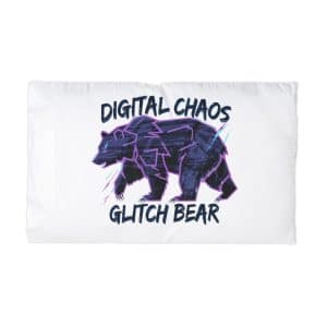 Bear Wearing Jacket (1) Microfiber Pillowcase