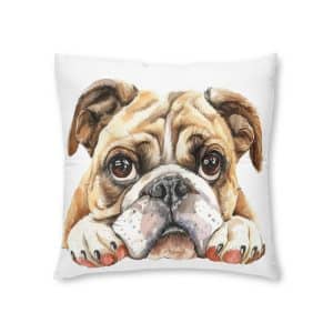 Dogs 39 Tufted Floor Pillow Square