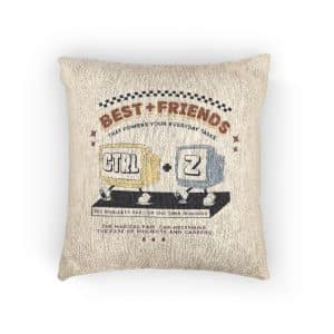 Ctrl Z Graphic Tees Design Woven Pillow