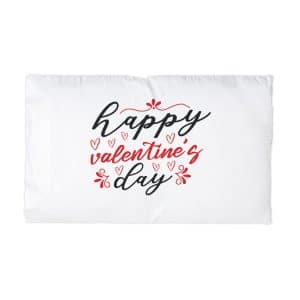 Happy Valentine's Day Microfiber Pillowcase