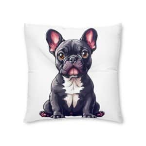 Dogs Collection 25 Tufted Floor Pillow Square