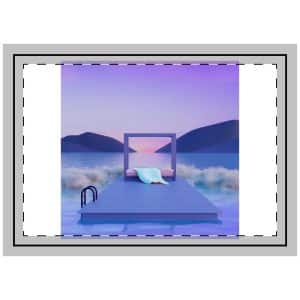 Dreamlike Surrealistic Landscape Purplish Tones Throw Pillow