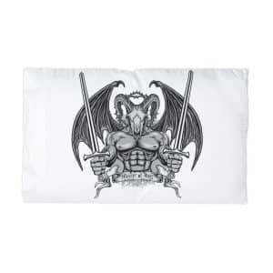 Gothic Sign With Skull Grunge Vintage Design T Shirts (2) Microfiber Pillowcase