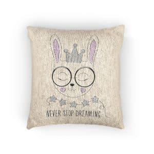 Never Stop Dreaming Copia Woven Pillow