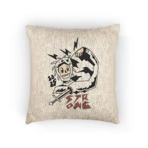 Strong Manstreetwear Design Woven Pillow