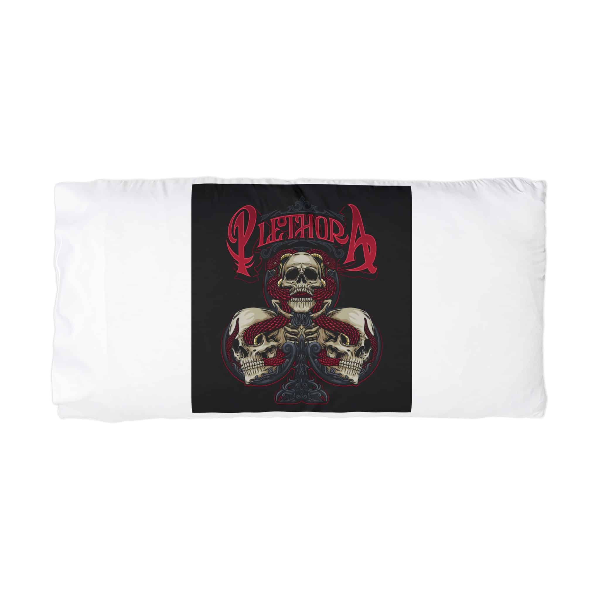 Clover With Text Illustration Microfiber Pillowcase - Image 3