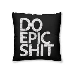 Do Epic Shit Tufted Floor Pillow Square