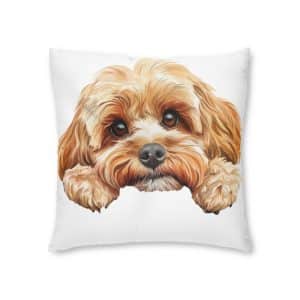 Dogs 4 Tufted Floor Pillow Square