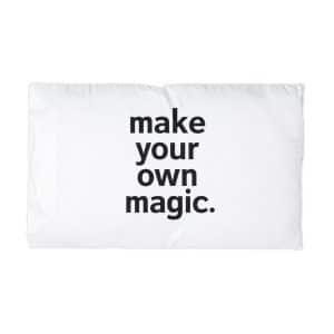 Typography Slogan Motivational Tshirt Design Microfiber Pillowcase