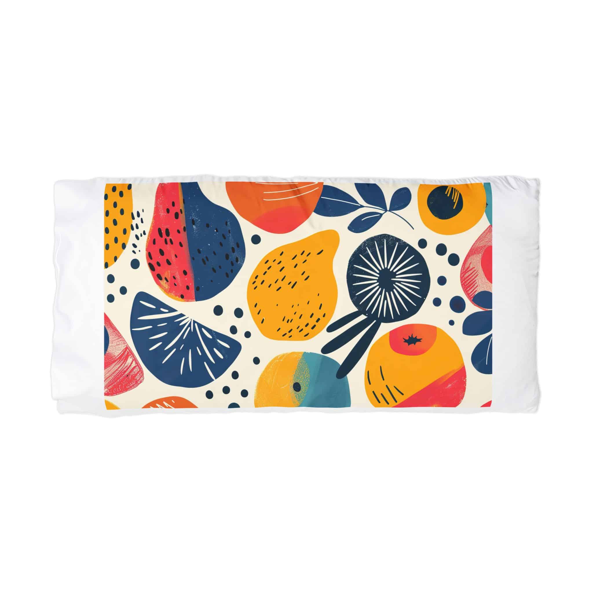 Abstract Pattern Inspired By Bowl Fruit Wallpaper Ar 169 Job Id 96971c3193ef4dfe90fb14780a34e643 Microfiber Pillowcase - Image 3