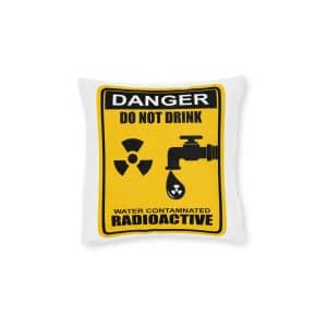 Nodrink Square Pillow Pink Back