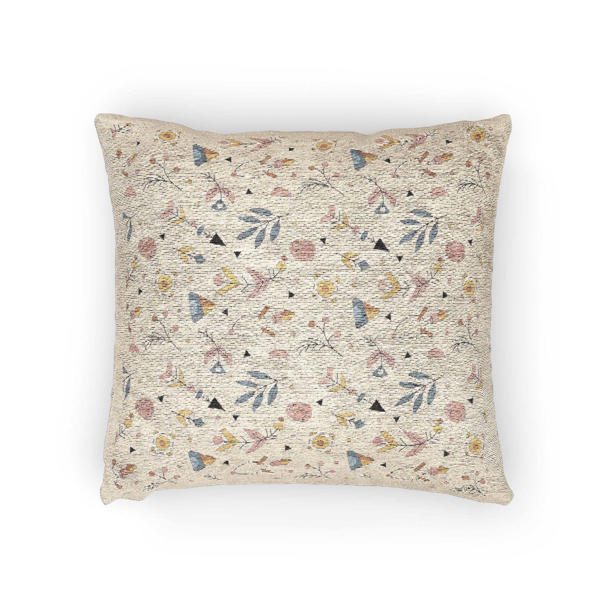 Boho Pattern Design Woven Pillow - Image 2