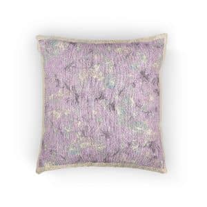 Lilac Pink Blue Butterflies Watercolor Illustration Seamless Pattern White Background From Cats Butterflies Collection Fabric Textile Wallpaper Packaging Wrapping Paper Decoration Woven Pillow