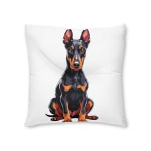 Dogs Collection 1 Tufted Floor Pillow Square