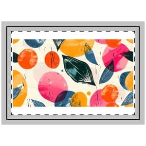 Abstract Pattern Inspired By Bowl Fruit Wallpaper Ar 169 Job Id D300ded3c8b645eb9fad4ebe1b3d38a3 Throw Pillow