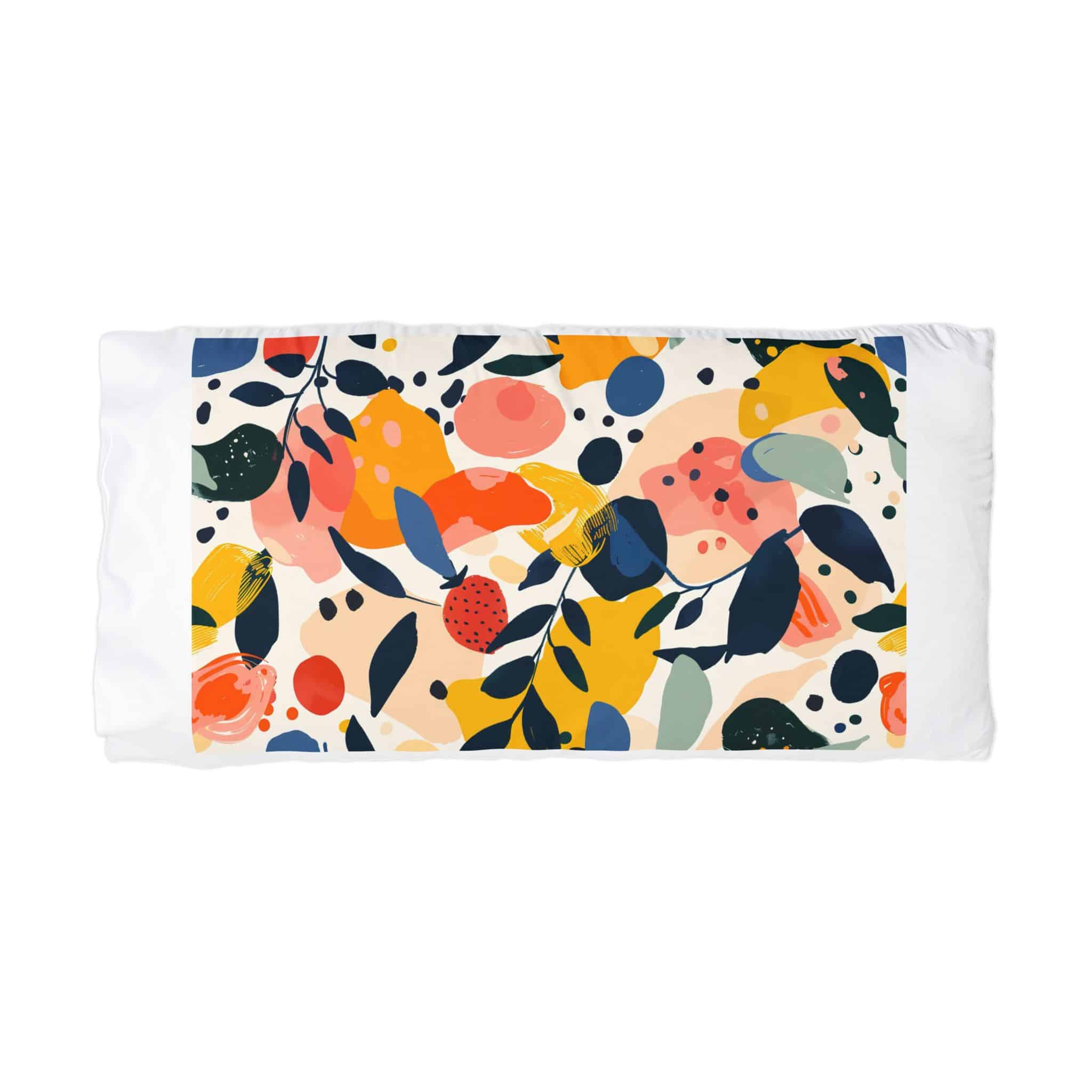 Abstract Pattern Inspired By Bowl Fruit Wallpaper Ar 169 Job Id Bef46b9ae74d4f7a89abb5a92602613d Microfiber Pillowcase - Image 3