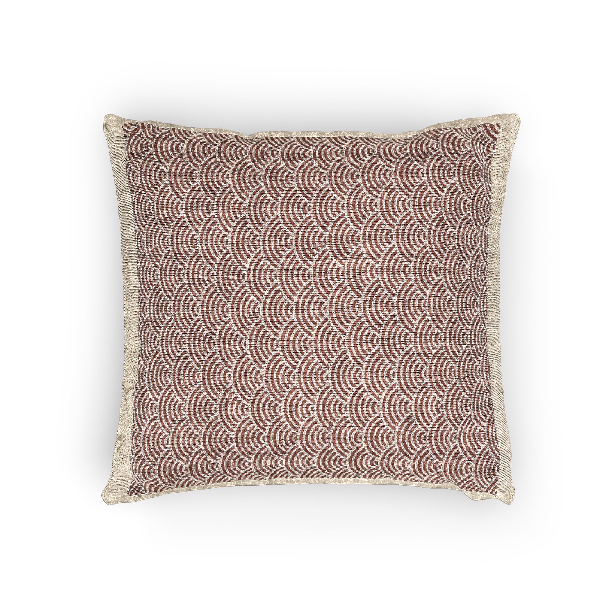 Japanese Wave Seamless Pattern Background Woven Pillow - Image 4