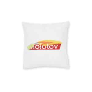 Molotov Molotov Square Pillow Pink Back
