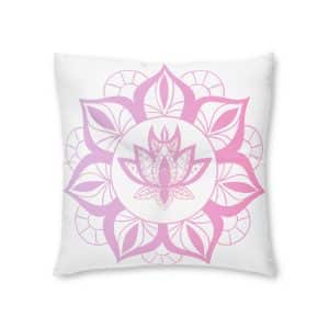 Gradient Floral Mandala Tufted Floor Pillow Square