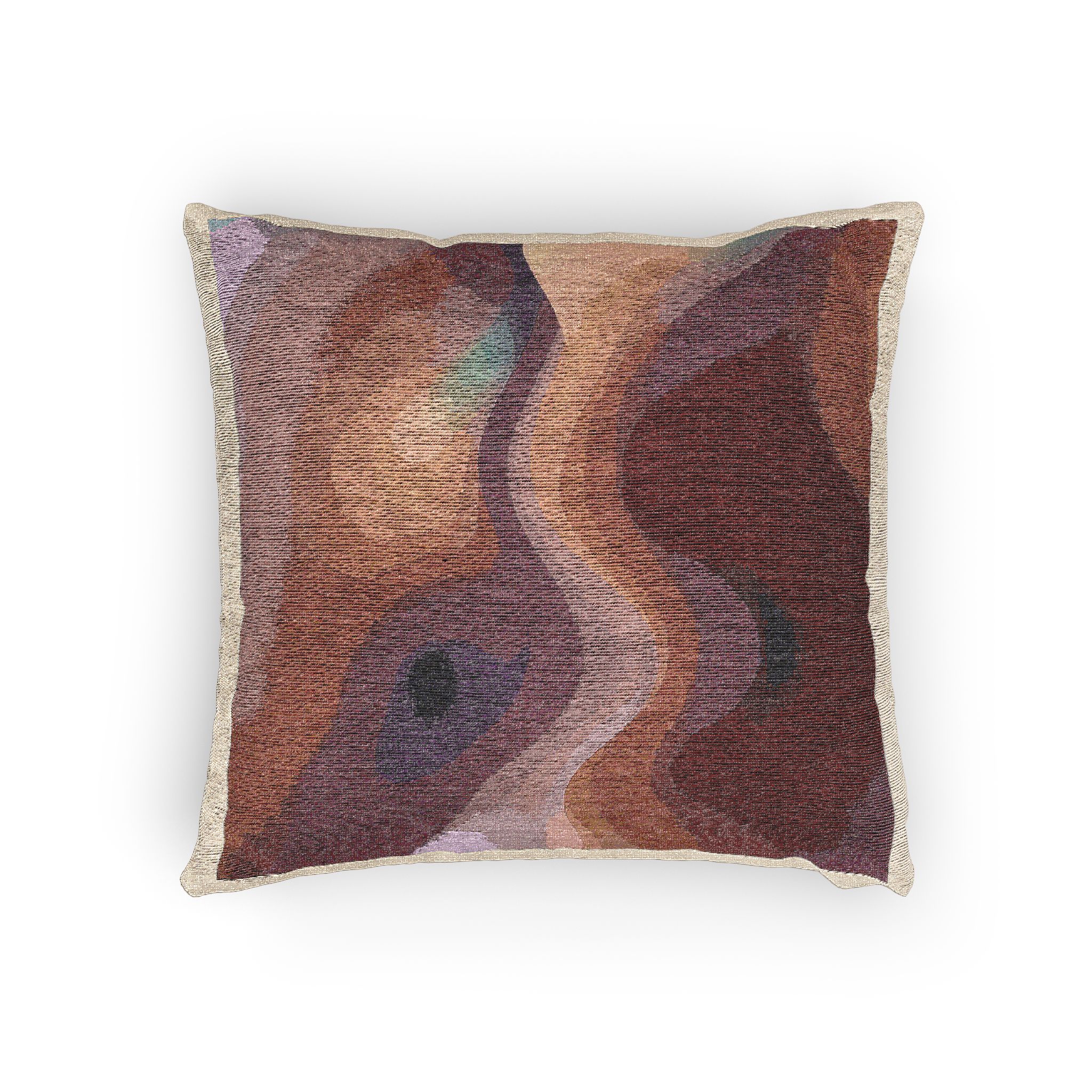Abstract Gradient Blur Background Wallpaper Woven Pillow - Image 4