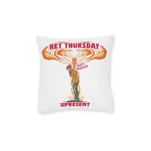 Graphic Tees Atomic Bomb Square Pillow Pink Back