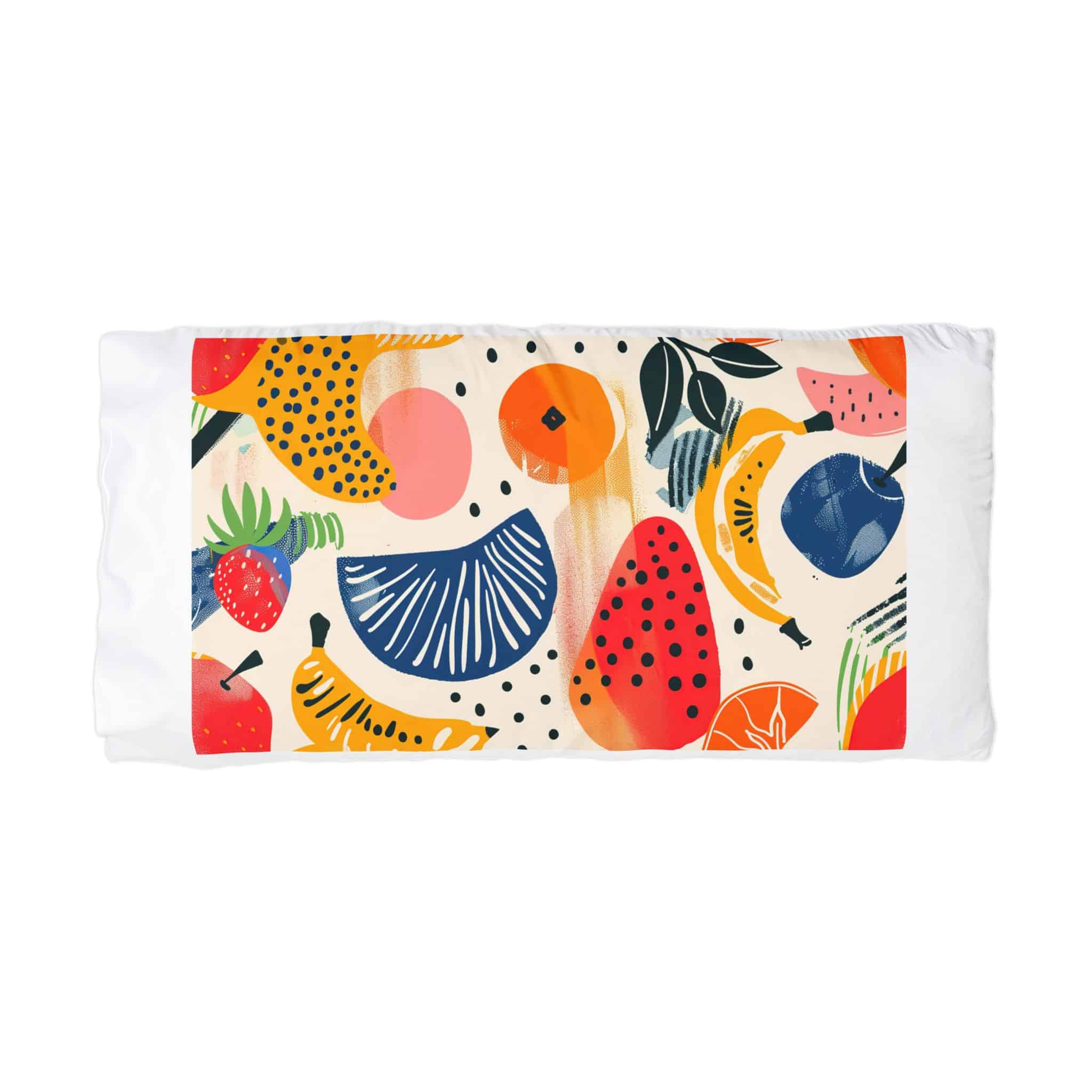 Abstract Pattern Inspired By Bowl Fruit Wallpaper Ar 169 Job Id 36539a9249a74486ae7436b423fff0b3 Microfiber Pillowcase - Image 3