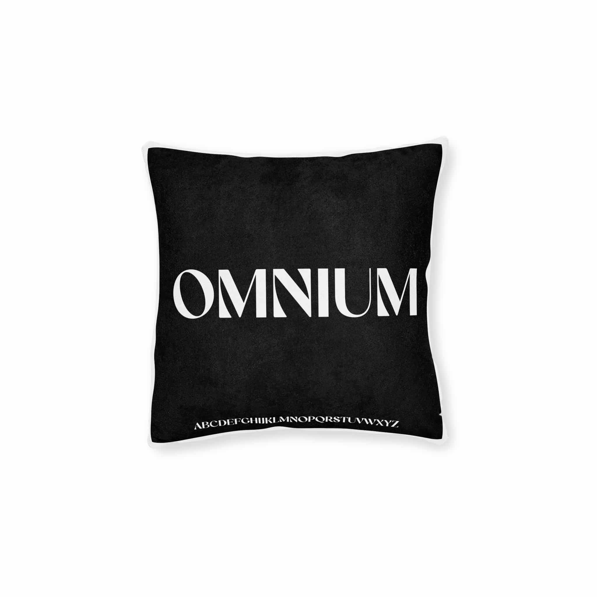 Omnium Square Pillow Pink Back