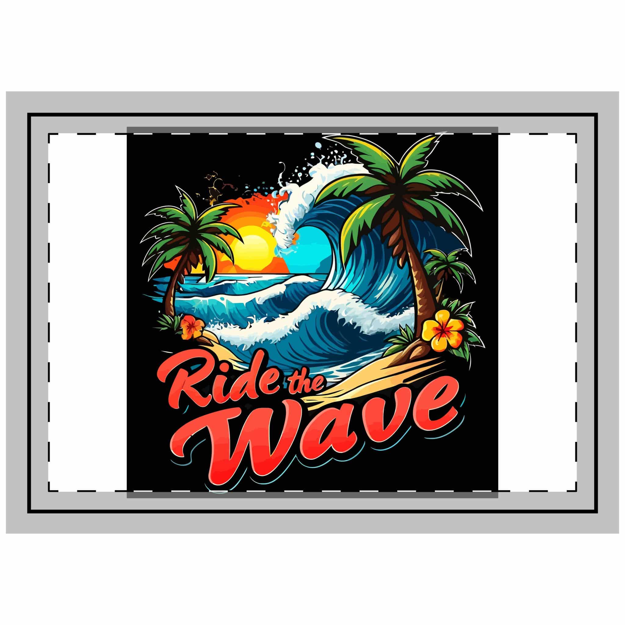 Ride the Wave Copia Throw Pillow