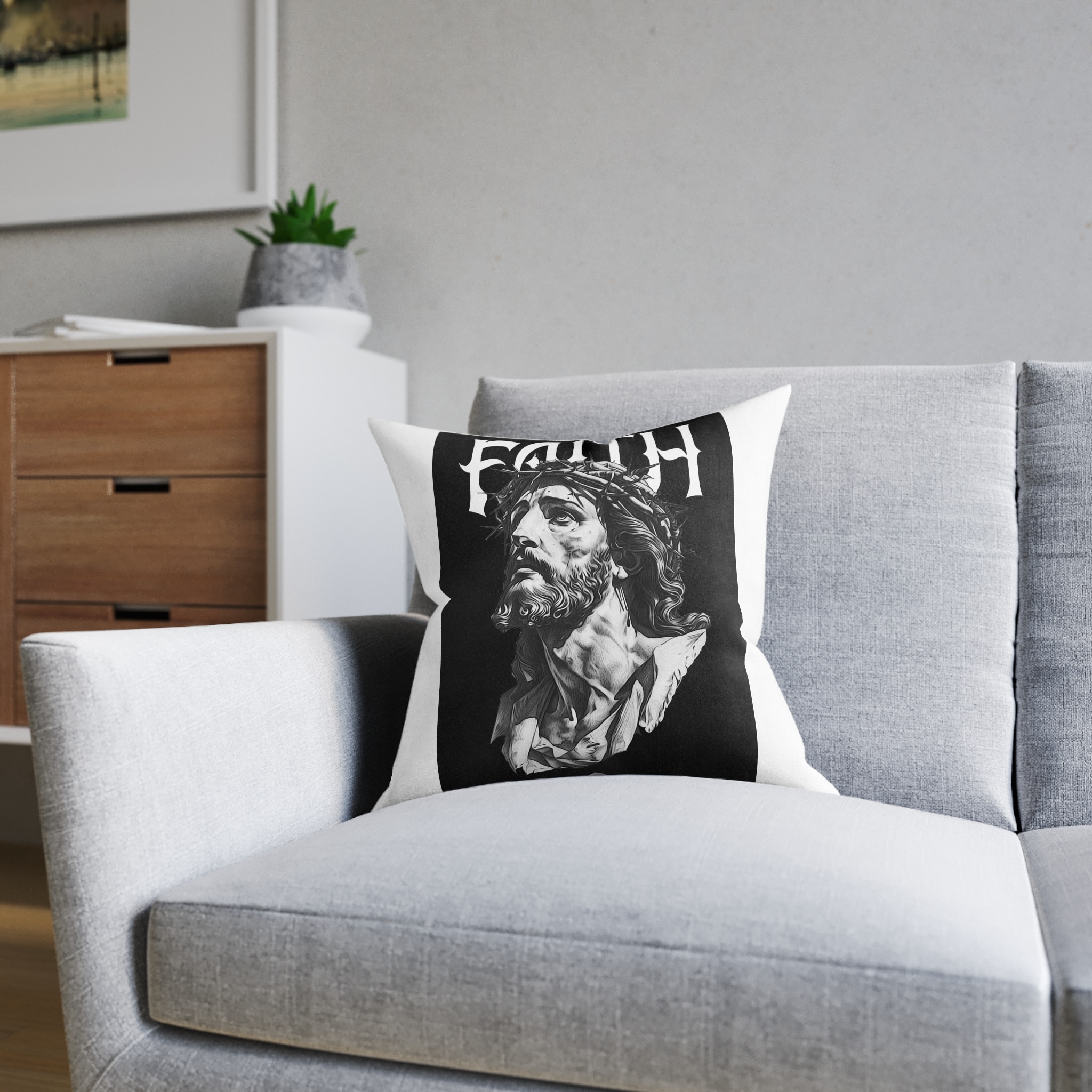 Streetwear Design Tshirt Brutalism Urban Street Style Streetwear Clothing Design Print Copia Square Pillow Pink Back - Image 8