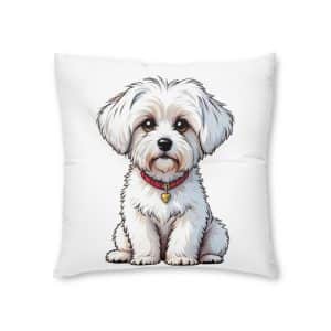 Dogs Collection 35 Tufted Floor Pillow Square