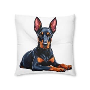 Dogs Collection 36 Tufted Floor Pillow Square