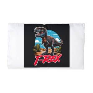 Vector Trex Dinosaur That Looks Really Cool Microfiber Pillowcase