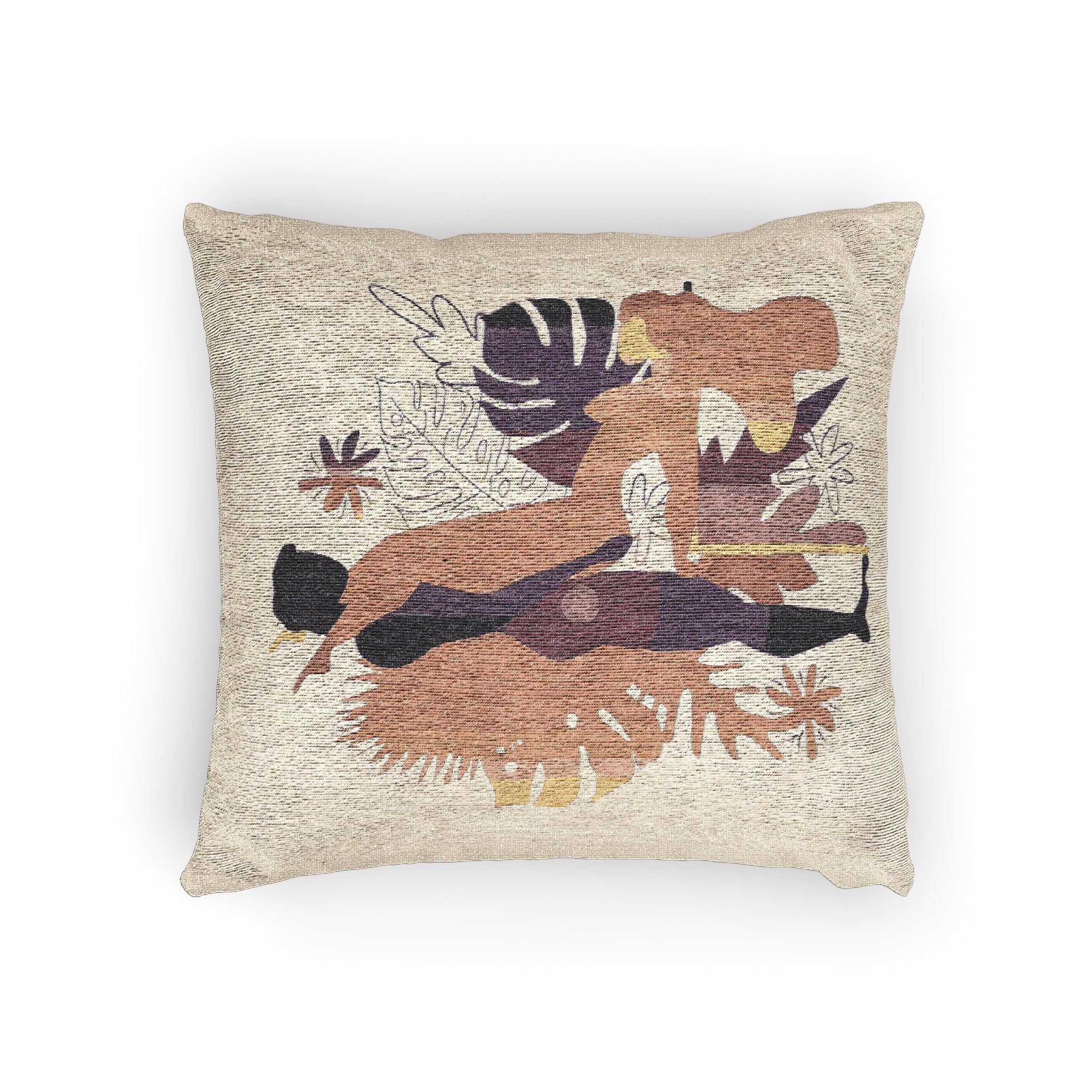 Kama Sutra Man Woman Have Sex Art Love Sexual Position Butterfly Woven Pillow - Image 4