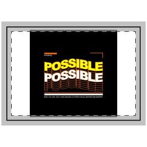 Possible Slogan Simple Vintage Fashion Throw Pillow