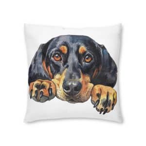 Dogs 20 Tufted Floor Pillow Square
