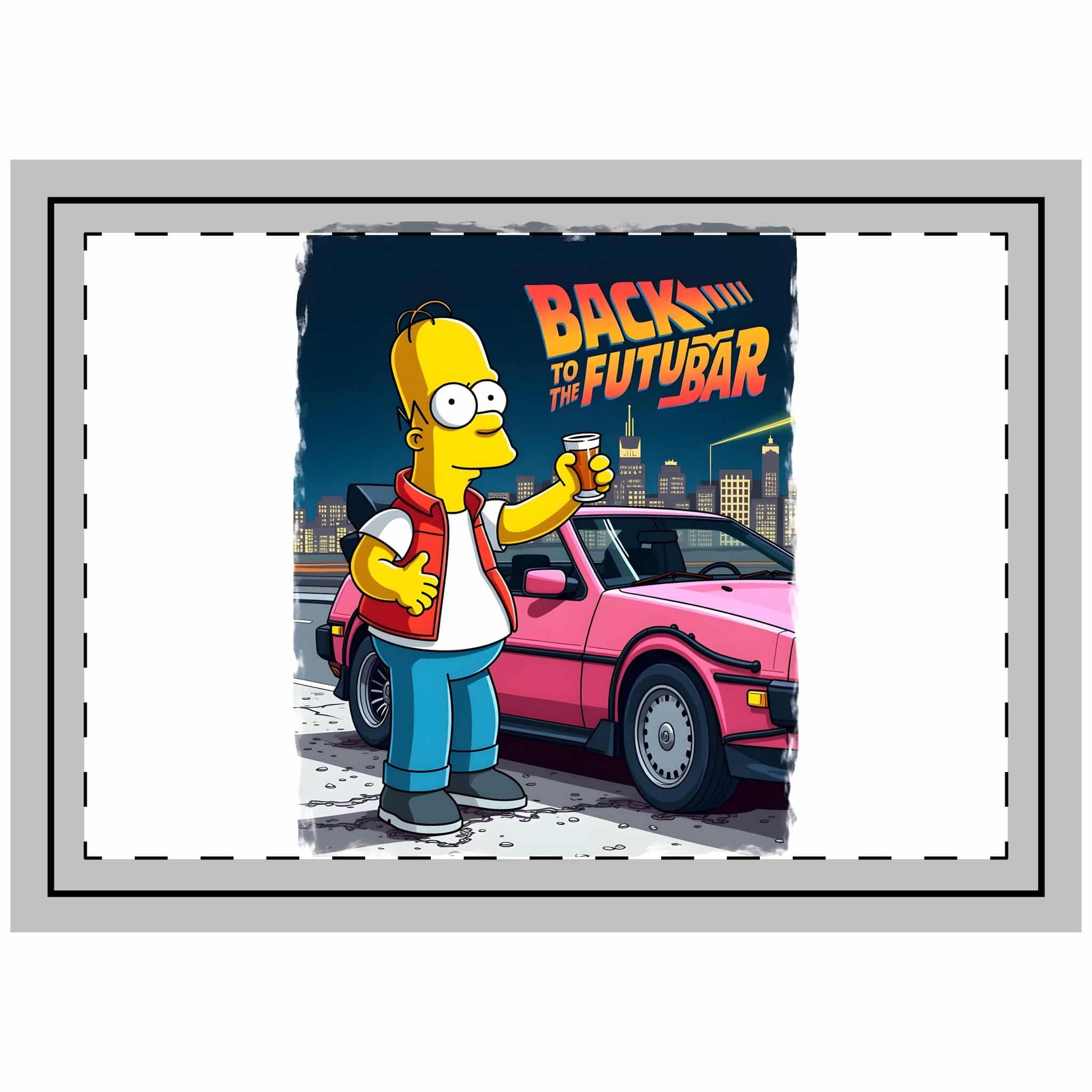 Back To the Future 2 Throw Pillow