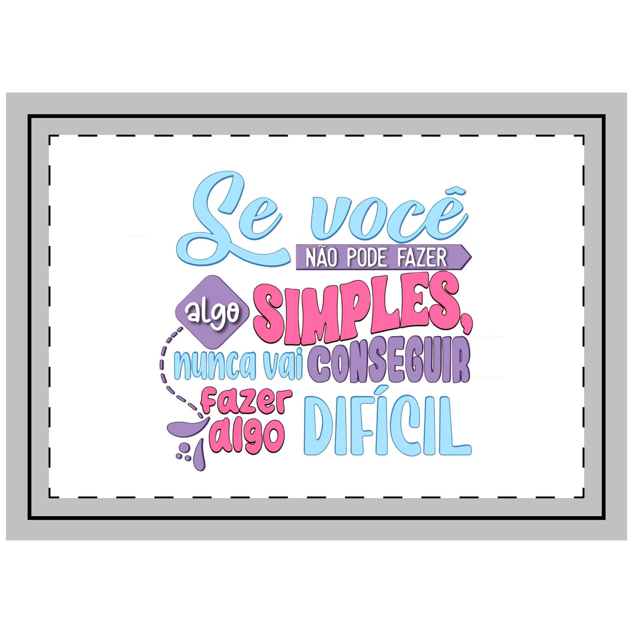 Se Voce Nao Faz Algo Simples Nao Faz Dificil Throw Pillow