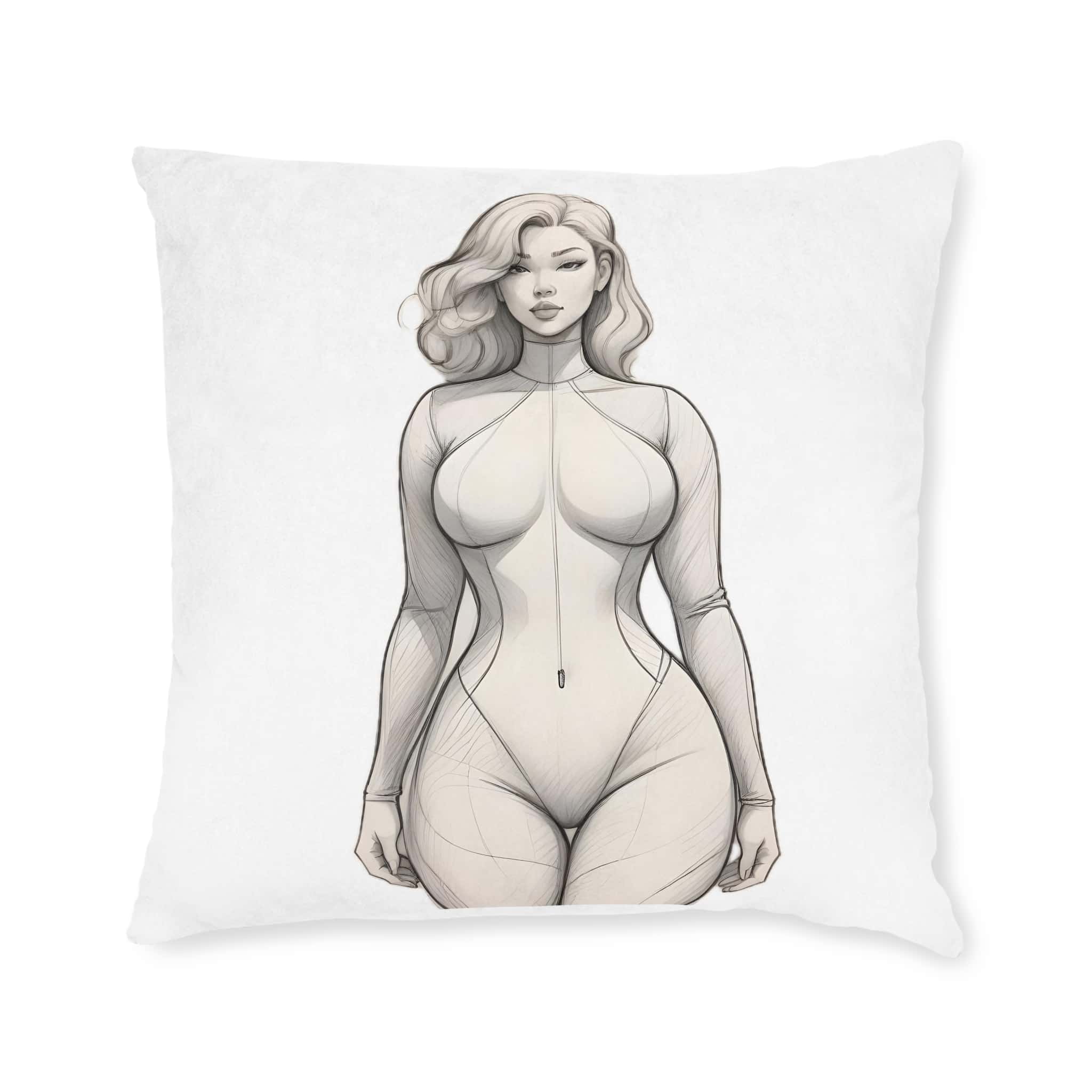 Original Design 07BCB0 Square Pillow Pink Back - Image 9