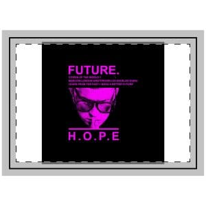 Future Hope Simple Vintage Fashion Throw Pillow
