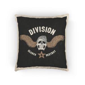 Division Search Destroy Woven Pillow
