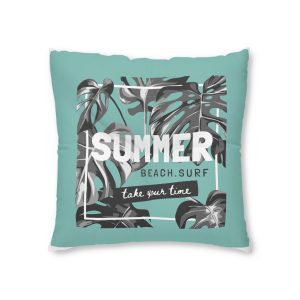 Summer Beach Surf Tufted Floor Pillow Square
