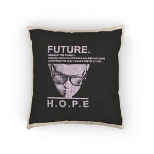 Future Hope Simple Vintage Fashion Woven Pillow