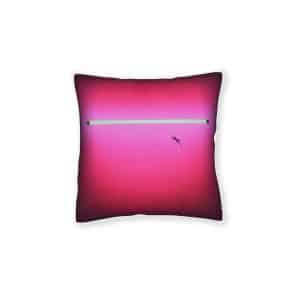 Neon Sexy Shop Bar Signboard Square Pillow Pink Back