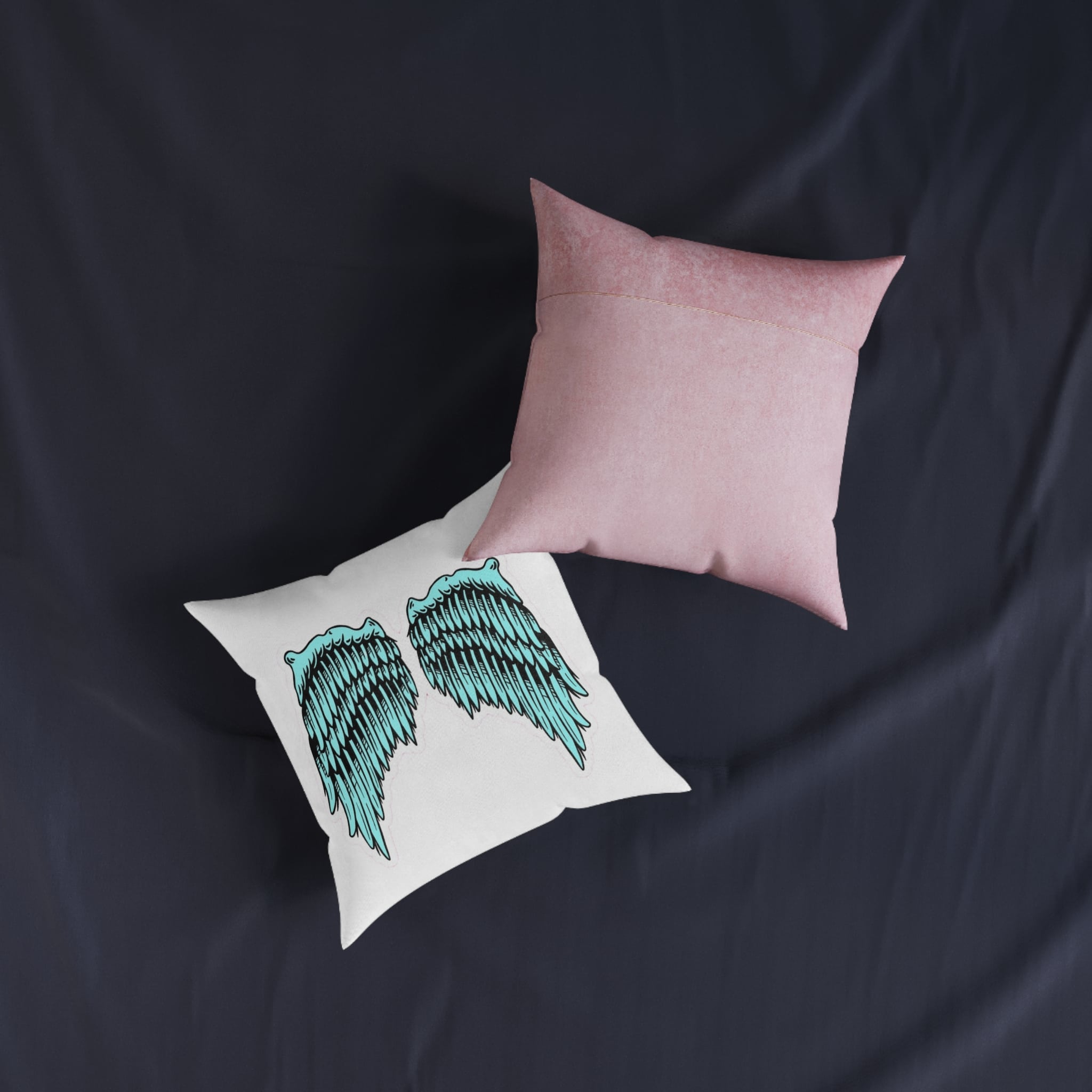 Original Design 7017D9 Square Pillow Pink Back - Image 7